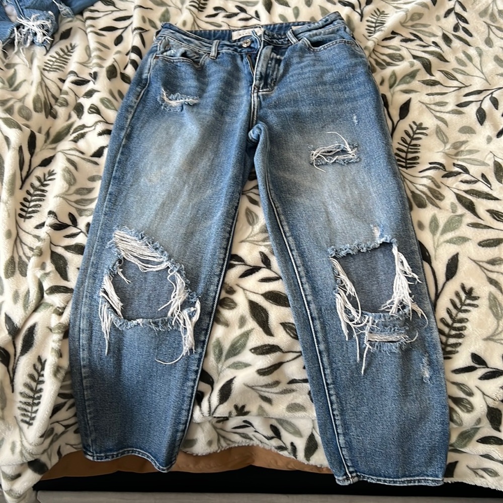 PACSUN ripped mom jeans